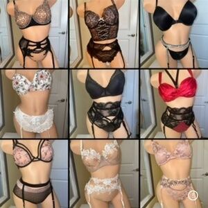 Victoria’s Secret Bra /Garter /Panty SETS-34D/36D/L -NWT—U Pick Various Styles